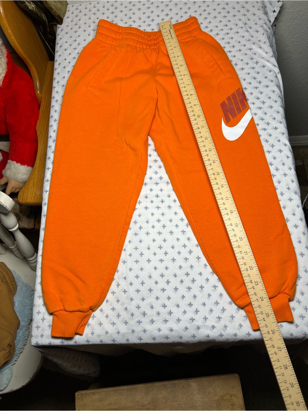 Nike Bright Orange Logo Joggers for Kids
